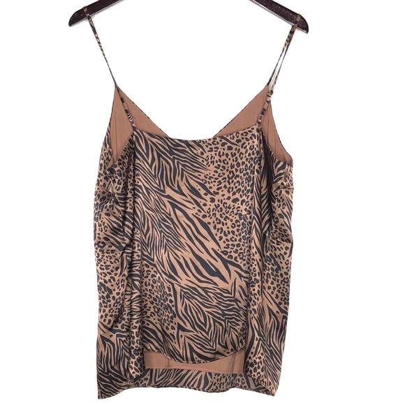 New CAMI NYC silk olivia jungle cami tank large - Picture 5 of 9